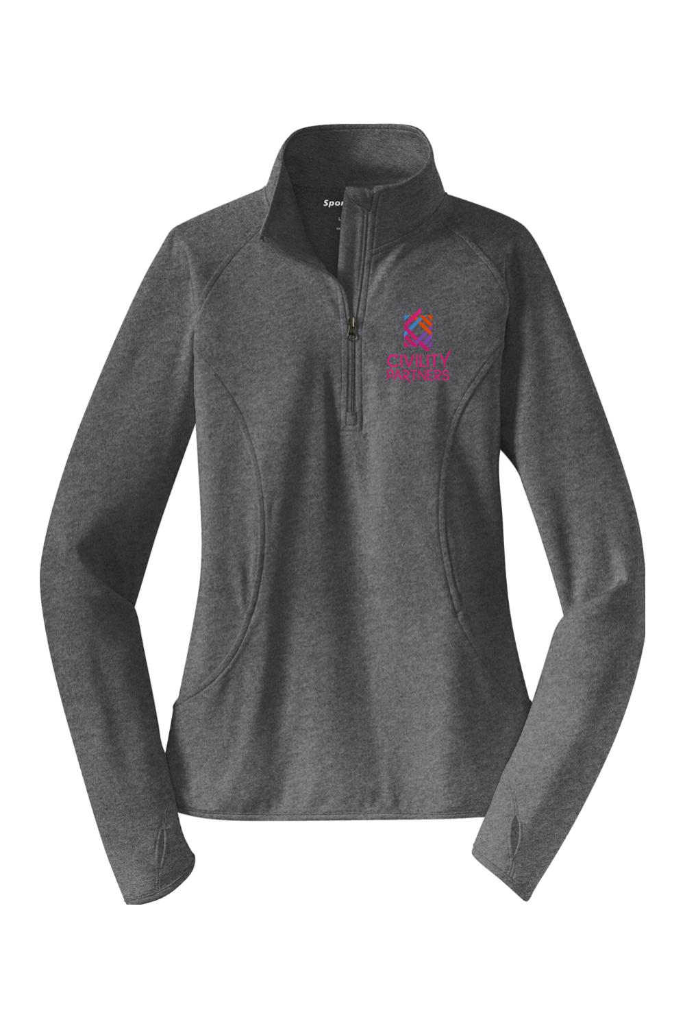 Women's Stretch 1/4-Zip Pullover - Image 3